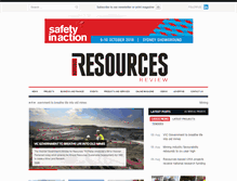 Tablet Screenshot of nationalresourcesreview.com.au